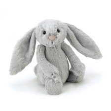 Kuscheltier Hase 'Bashful Silver Bunny' grau 31cm von Jellycat