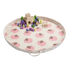 Spielmatte Spielsack - Elefant pink von 3 Sprouts