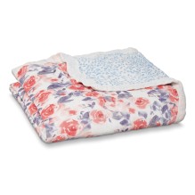aden+anais - Decke Silky Soft Dream Blanket 'Watercolour Garden - Roses'