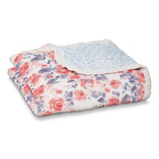 Decke Silky Soft Dream Blanket 'Watercolour Garden - Roses' von aden+anais