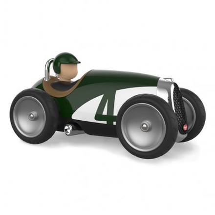 Spielzeugauto Rennwagen grün