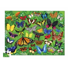 Crocodile Creek - Puzzle '36 Butterflies' 100 Teile