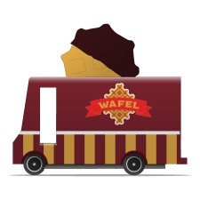 Holz Spielzeugauto Candyvan 'Waffle Truck' von Candylab Toys