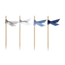 Party Sticks DIY 'Ribbon' blau von Delight Department