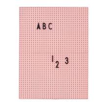 Design Letters - Message Board A4 rosa