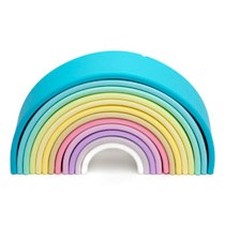 Regenbogen 'Pastel' aus Silikon 12-teilig von dëna