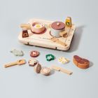 Holzspielzeug Mini Küche 'Dinner' mit Zubehör
