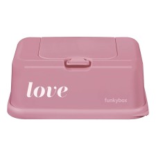 Feuchttücherbox Funkybox 'Love' vintage pink von Funkybox
