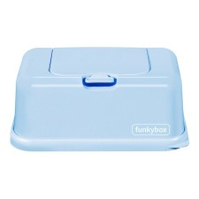 Feuchttücherbox Funkybox soft blau uni von Funkybox