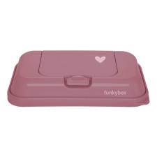 Feuchttücherbox Funkybox ToGo 'Heart' punch pink von Funkybox