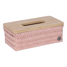 Taschentücher Box 'Top Fit' copper blush mit Bambusdeckel von Handed By