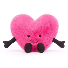 Kuschel Herz 'Amuseable Pink Heart Little' klein von Jellycat