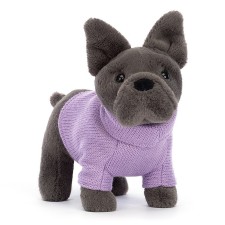 Kuscheltier Französische Bulldogge 'Sweater French Bulldog Purple' von Jellycat