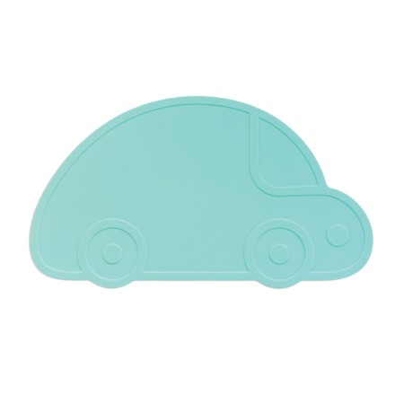Platzset / Tischset 'Auto' Mint aus Silikon