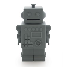 Spardose Roboter 'Mr Robert' anthrazit von KG Design