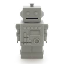 KG Design - Spardose Roboter 'Mr Robert' grau