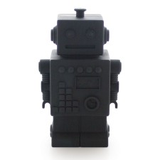 Spardose Roboter 'Mr Robert' schwarz von KG Design