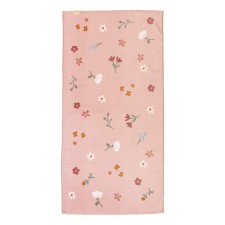 Badehandtuch 'Little Pink Flowers' 100x60 cm von Little Dutch