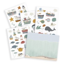 Fensteraufkleber Stickers 'Sailors Bay' von Little Dutch
