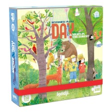 Pocket Puzzle 'Forest Day & Night' 100 Teile von londji