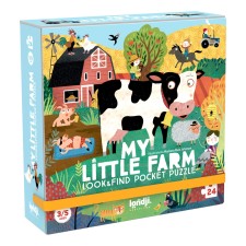 Pocket Puzzle 'My Little Farm' 100 Teile von londji