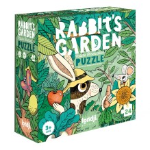 londji - Puzzle 'Rabbits's Garden' 24 Teile