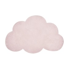 Kinderteppich 'Wolke' rosa von Lilipinso