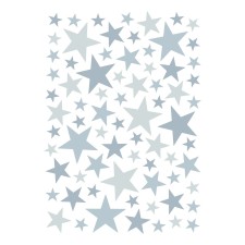 Wandsticker 'Etoiles' Sterne eisblau von Lilipinso
