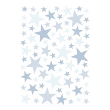 Lilipinso - Wandsticker 'Etoiles' Sterne hellblau