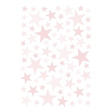 Wandsticker 'Etoiles' Sterne puderrosa von Lilipinso