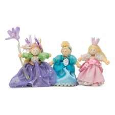 Budkins Puppen 'Prinzessinnen' 3er-Set von Le Toy Van
