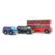Holzauto-Set 'Little London Vehicle' von Le Toy Van