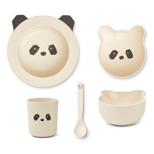Baby Geschirr-Set 'Panda' Creme de la Creme 4-teilig von Liewood