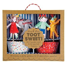 Toot Sweet Kinder Cupcake-Set von Meri Meri