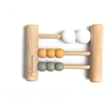 Greifling Mini Abacus 'Mustard' von Pellianni