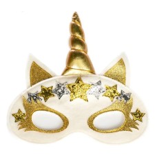 Maske 'Einhorn' gold von Pellianni