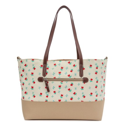 Wickeltasche 'Notting Hill Tote - Tulips & Forget Me Nots'