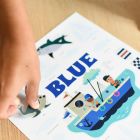 Stickerposter - Mini Discovery 'Blau'