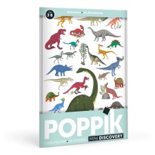Stickerposter - Mini Discovery 'Dinosaurier' von Poppik