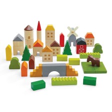 Spielklötze Dorf PlanWorld von Plan Toys