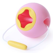 Eimer 'Mini Ballo' 0,5l rosa/gelb von Quut