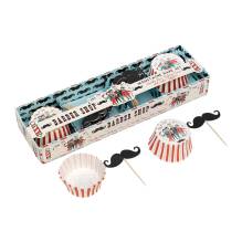 Rex International - Muffin Backförmchen 'Barber Shop Moustache'