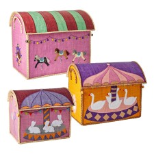 Spielzeugkorb 'Carousel' in verschiedenen Größen von rice
