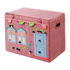 Spielzeugkorb Spielhaus 'Girls Lavender House' (klein) von rice
