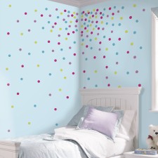 Wandsticker 'Multi Glitter Confetti Dots' von RoomMates