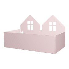 Wandregal & Box 'Häuser' pastellrosa von roommate