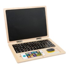 Holz-Laptop mit Magnet-Tafel (ohne OVP) von small foot