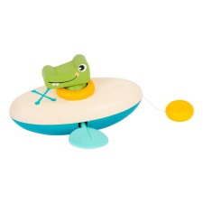 Wasserspielzeug 'Aufzieh-Kanu Krokodil' von small foot