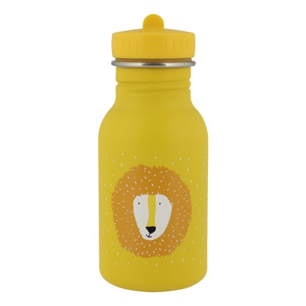 Edelstahl Trinkflasche 'Mr. Lion' Löwe gelb 350ml