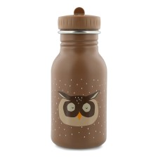 Edelstahl Trinkflasche 'Mr. Owl' Eule braun 350ml von trixie